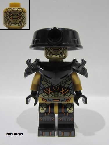 lego 2024 mini figurine njo887 Imperium Guard Commander Pearl Gold Head 