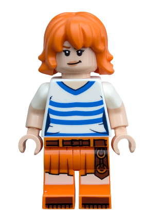 lego 2025 mini figurine op005 Nami White Shirt 