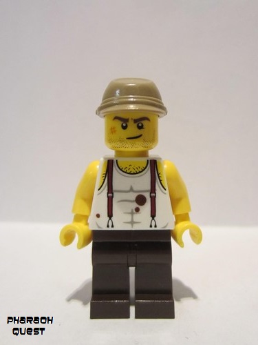 lego 2011 mini figurine pha004 Mac McCloud Kepi 