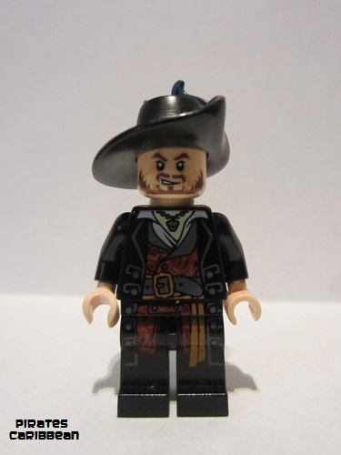 lego 2011 mini figurine poc004 Hector Barbossa