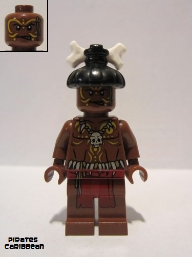 lego 2011 mini figurine poc008 Cannibal 1