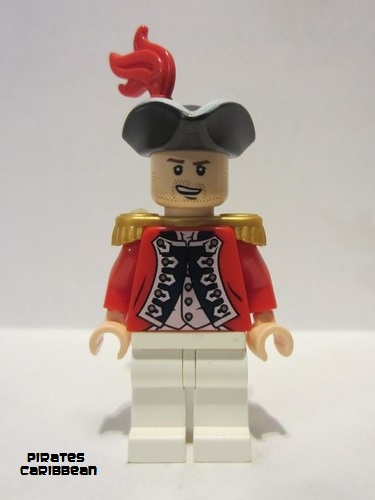 lego 2011 mini figurine poc018 King George's Officer