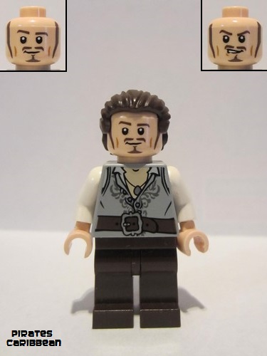 lego 2011 mini figurine poc026 Will Turner