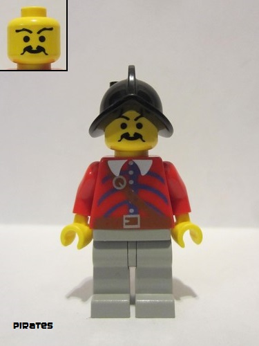 Lego pi048 Pirates I Figur Pirat aus Set 6249 #52 