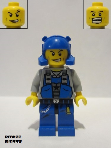 lego 2009 mini figurine pm033 Power Miner - Doc  