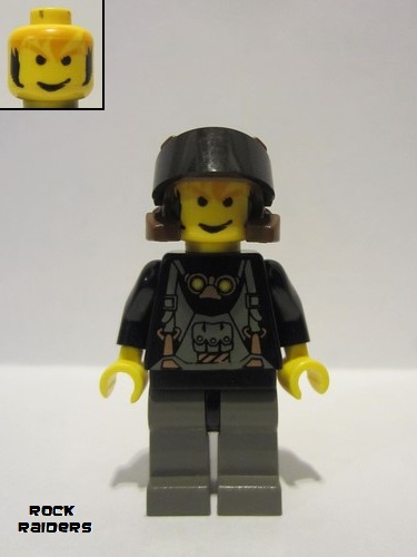 lego 2000 mini figurine rck008 Axel Black Visor 