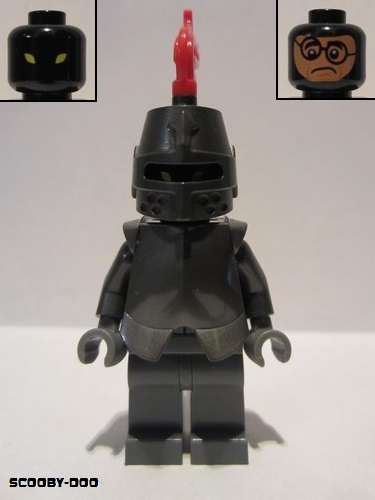 lego 2015 mini figurine scd006 Black Knight / Mr. Wickles