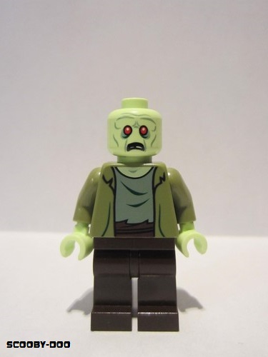 Lego Zombie Zeke Minifigure from Set 75902 Scooby Doo NEW scd009 