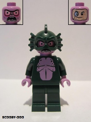 lego 2015 mini figurine scd014 Swamp Monster / Mr. Brown