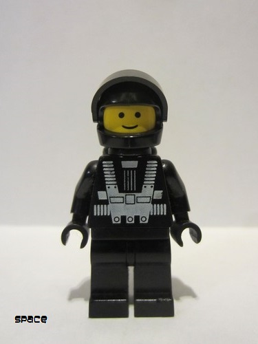 lego 1987 mini figurine sp001 Blacktron 1  