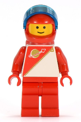 lego 1987 mini figurine sp015 Futuron Red 