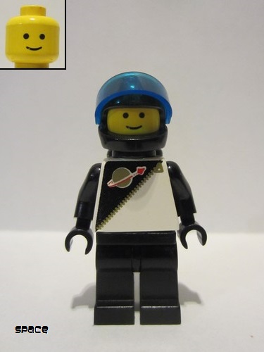 lego 1988 mini figurine sp013 Futuron Black 