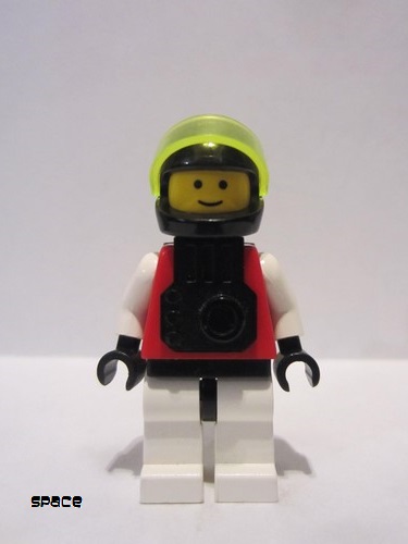 lego 1991 mini figurine sp054b M:Tron With Black Jet Pack 