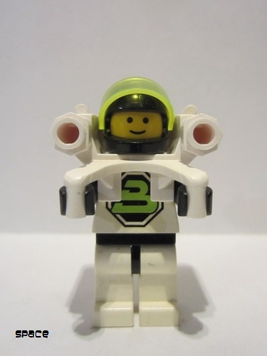 lego 1991 mini figurine sp055 Blacktron 2 With Jet Pack 