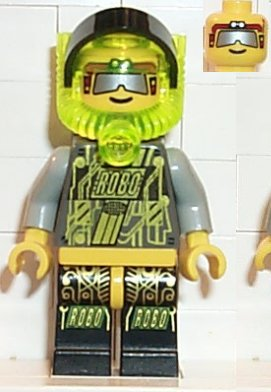 lego 1997 mini figurine sp035 RoboForce Yellow 