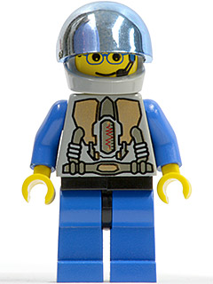 lego 2001 mini figurine lom014 LoM Assistant, Large Visor 