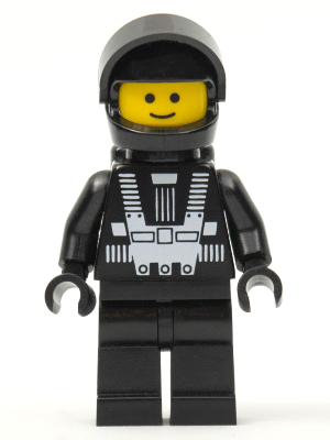 lego 2009 mini figurine sp001new2 Blacktron 1 Reissue with Black Hands 