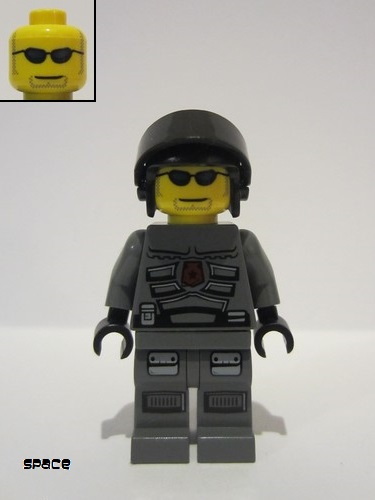 lego 2009 mini figurine sp109 Space Police 3 Officer 10