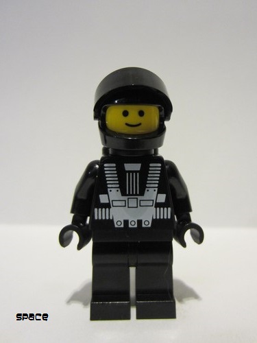 lego 2023 mini figurine sp134 Blacktron 1 With Back Print 