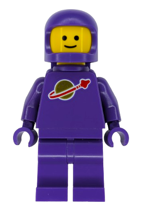 lego 2024 mini figurine sp139 Classic Space Dark Purple with Air Tanks and Updated Helmet (The Dreamer) 