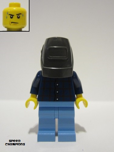 lego 2016 mini figurine sc020 Mechanic / Welder