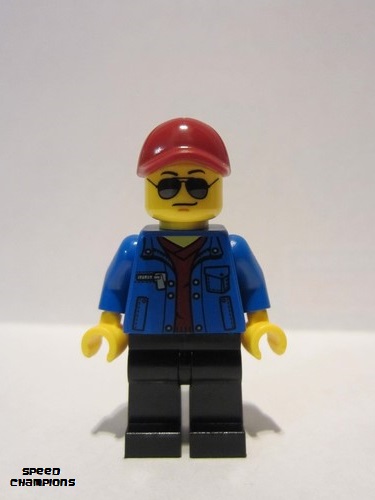 lego 2016 mini figurine sc021 Race Official