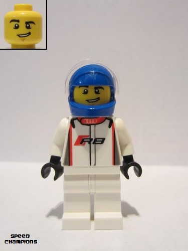 lego 2016 mini figurine sc025 Audi R8 Driver  