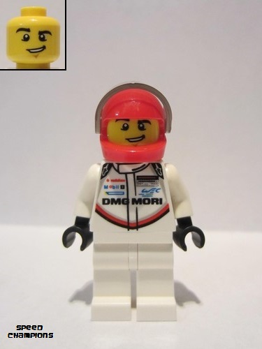 lego 2018 mini figurine sc054 Porsche 919 Hybrid Driver