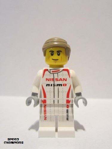 lego 2020 mini figurine sc081 Nissan GT-R Nismo Driver