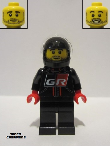 lego 2021 mini figurine sc087 Toyota GR Supra Driver