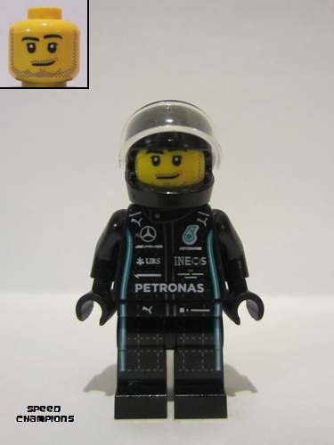 lego 2022 mini figurine sc100 Mercedes-AMG F1 W12 E Performance Driver