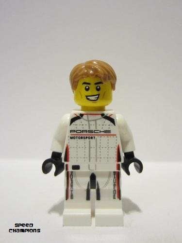 lego 2023 mini figurine sc106 Porsche 963 Driver