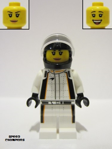 lego 2023 mini figurine sc107 McLaren Solus GT Driver