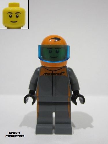 lego 2024 mini figurine sc112 McLaren Formula 1 Driver  