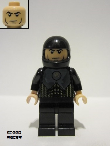 lego 2008 mini figurine sr010 Cannonball Taylor  