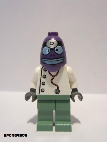 lego 2008 mini figurine bob017 Bikini Bottom Emergency Room Doctor  