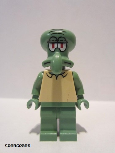 lego 2009 mini figurine bob020 Squidward