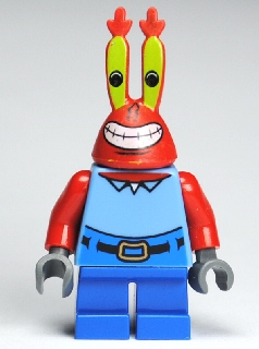 lego 2009 mini figurine bob023 Mr. Krabs