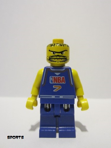 lego 2003 mini figurine nba025 NBA Player Number 7 