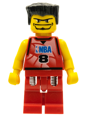lego 2003 mini figurine nba026 NBA Player Number 8 