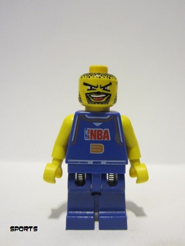 lego 2003 mini figurine nba027 NBA Player Number 3 