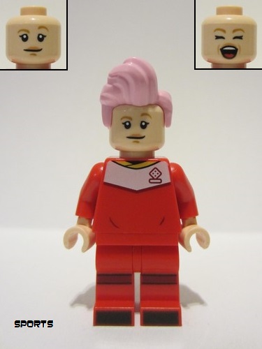 lego 2023 mini figurine soc157 Megan Rapinoe