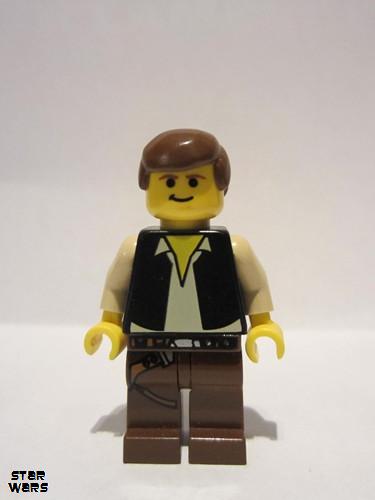 lego 2000 mini figurine sw0045 Han Solo