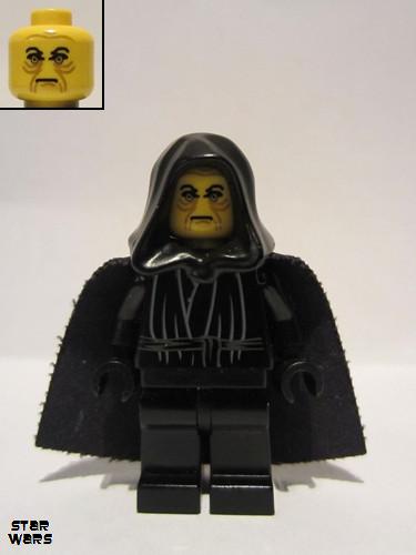 lego 2000 mini figurine sw0066 Emperor Palpatine