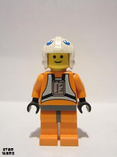 lego 2004 mini figurine sw0012a Dack Ralter With Dark Bluish Gray Hips 