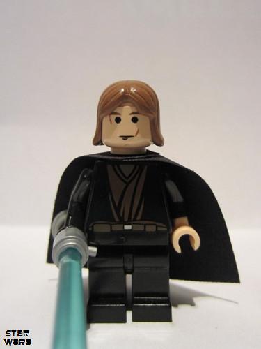 lego 2005 mini figurine sw0121 Anakin Skywalker With light-up lightsaber complete assembly 