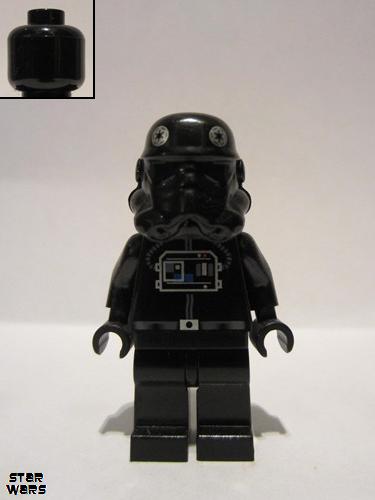 lego 2006 mini figurine sw0035b Imperial TIE Fighter Pilot