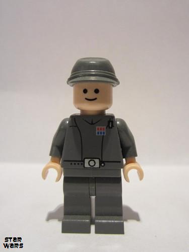 lego 2006 mini figurine sw0154 Imperial Officer Cavalry Kepi, Light Nougat (Imperial Star Destroyer) 