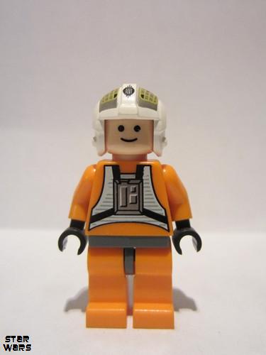 lego 2007 mini figurine sw0094 Rebel Pilot Y-wing