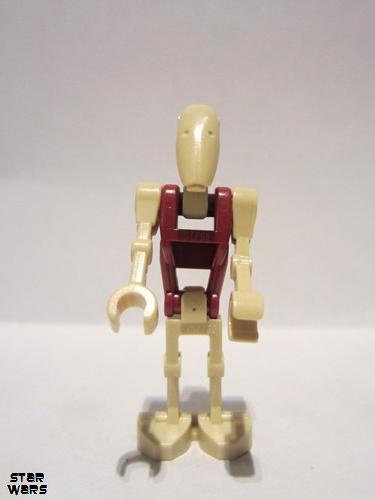 SW Battle Droid LEGO STAR WARS Tan Minifig Head Modified Mechanical